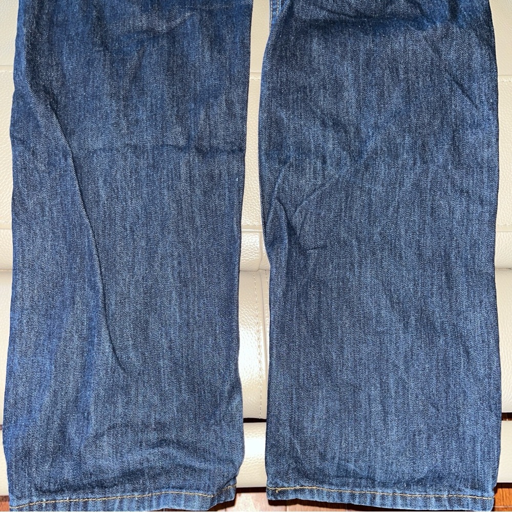 Levi's Men's Straight Jeans - Dark Blue - Picture 8 of 16